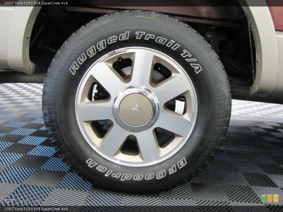 2007 Ford F150 FX4 SuperCrew 4x4 Wheel and Tire Photo #71019953