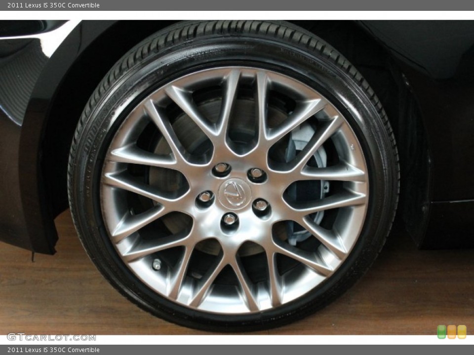 2011 Lexus IS 350C Convertible Wheel and Tire Photo #71019956