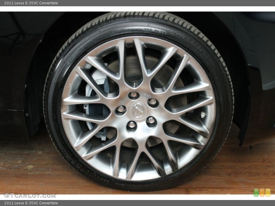 2011 Lexus IS 350C Convertible Wheel and Tire Photo #71019965