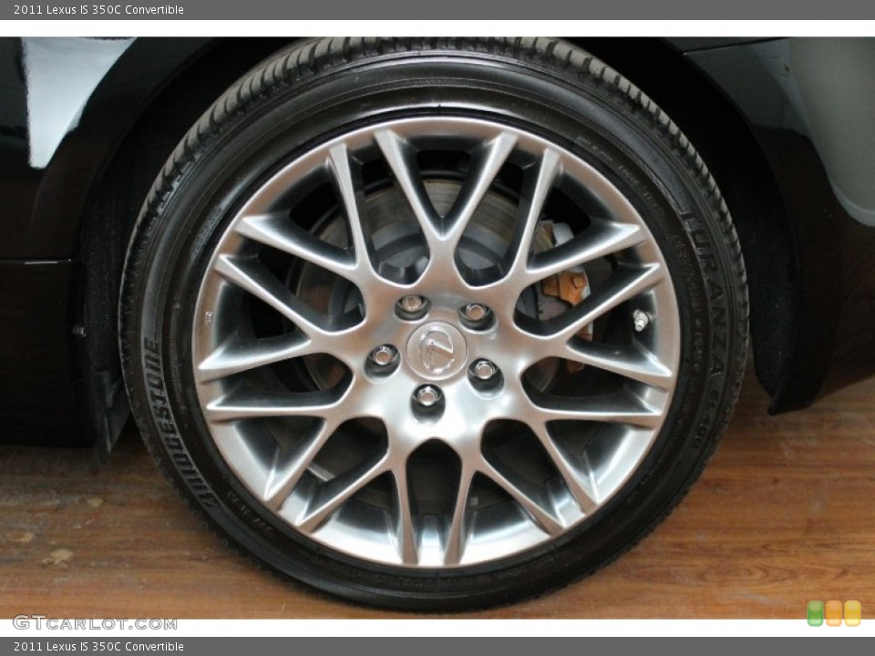 2011 Lexus IS 350C Convertible Wheel and Tire Photo #71019971