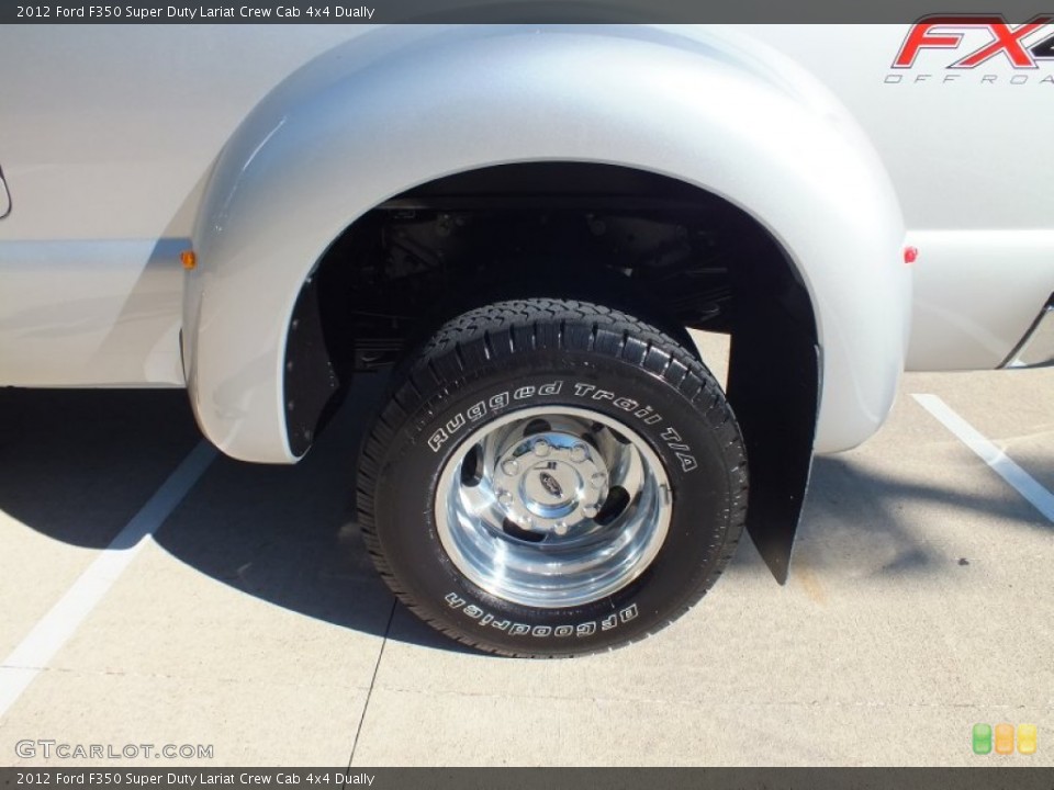 2012 Ford F350 Super Duty Lariat Crew Cab 4x4 Dually Wheel and Tire Photo #71020322