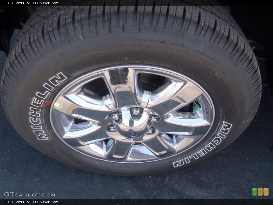 2013 Ford F150 XLT SuperCrew Wheel and Tire Photo #71023703