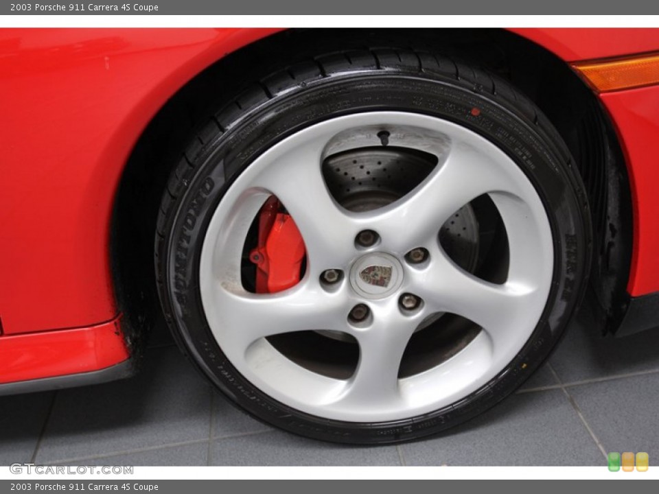 2003 Porsche 911 Carrera 4S Coupe Wheel and Tire Photo #71023731