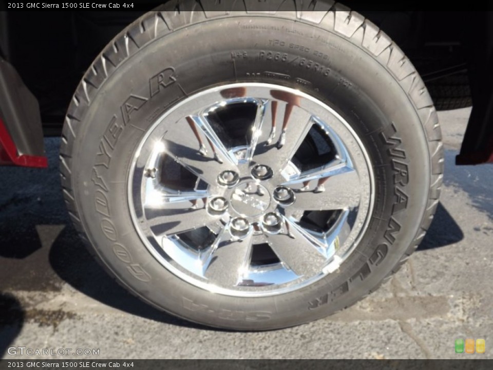 2013 GMC Sierra 1500 SLE Crew Cab 4x4 Wheel and Tire Photo #71026859