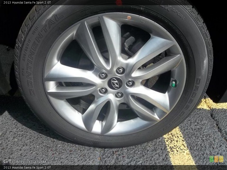2013 Hyundai Santa Fe Sport 2.0T Wheel and Tire Photo #71027444
