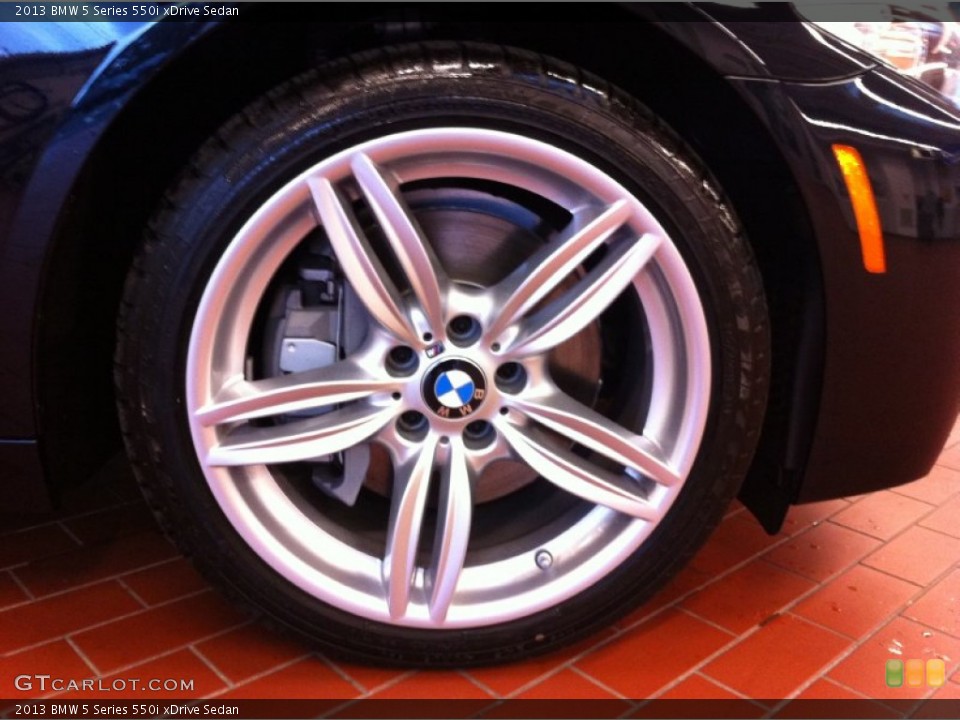 2013 BMW 5 Series 550i xDrive Sedan Wheel and Tire Photo #71031617