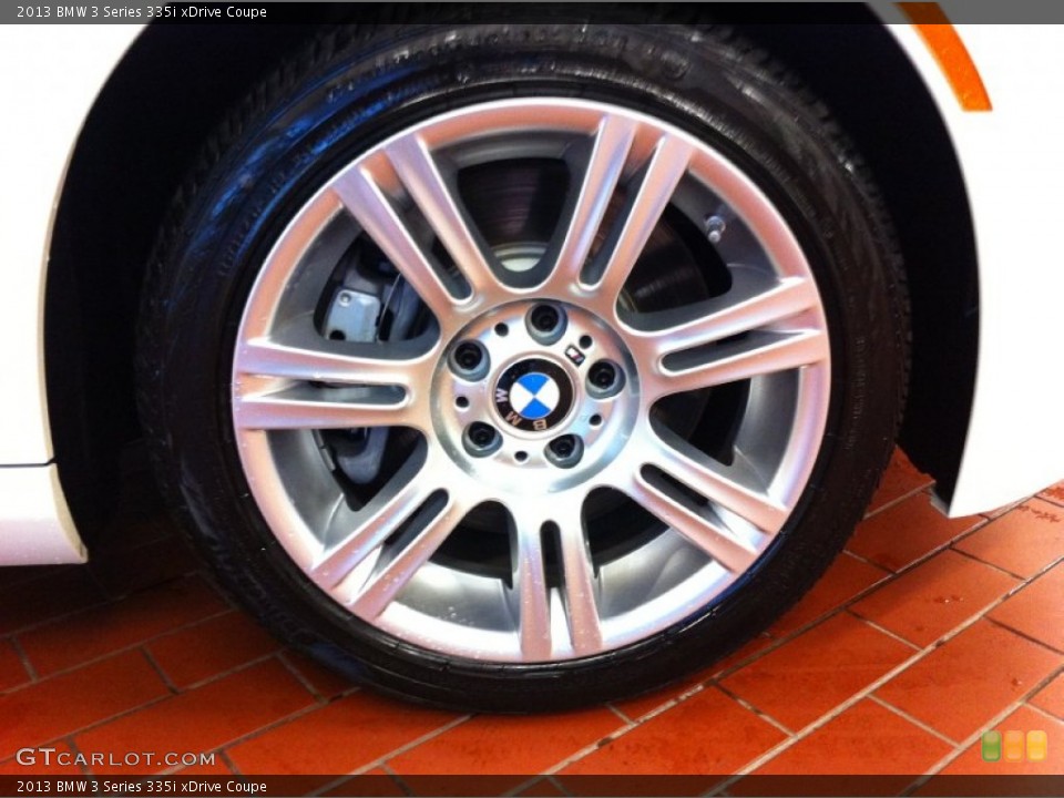2013 BMW 3 Series 335i xDrive Coupe Wheel and Tire Photo #71031775