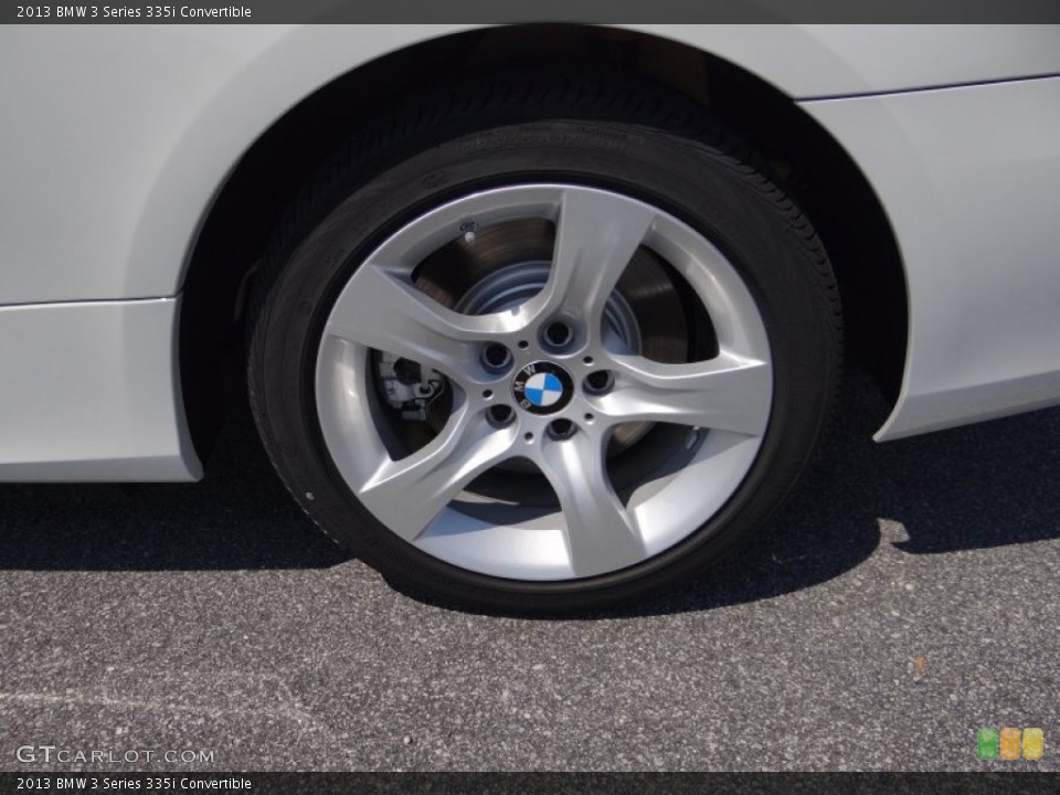 2013 BMW 3 Series 335i Convertible Wheel and Tire Photo #71035181