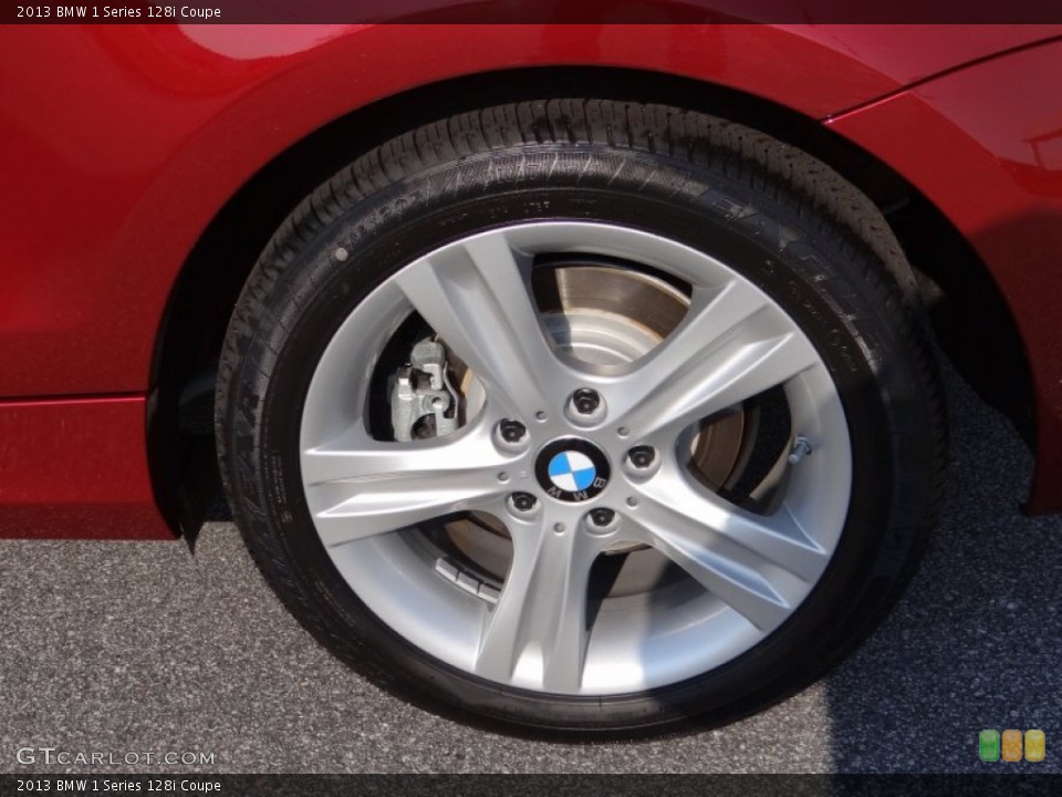 2013 BMW 1 Series 128i Coupe Wheel and Tire Photo #71035419