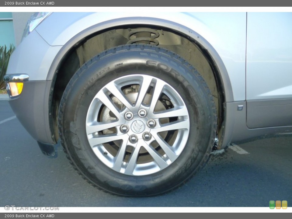 2009 Buick Enclave CX AWD Wheel and Tire Photo #71037554