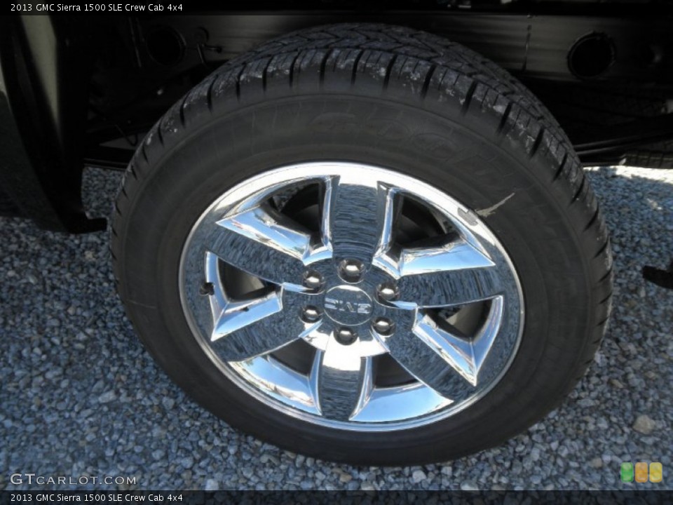 2013 GMC Sierra 1500 SLE Crew Cab 4x4 Wheel and Tire Photo #71040037