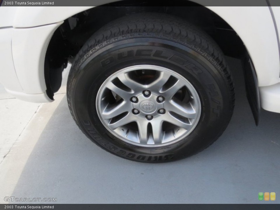 2003 Toyota Sequoia Limited Wheel and Tire Photo #71045309