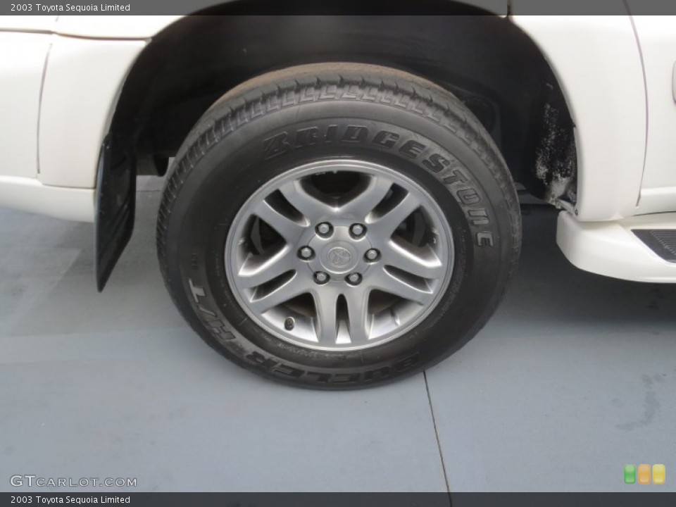 2003 Toyota Sequoia Limited Wheel and Tire Photo #71045326