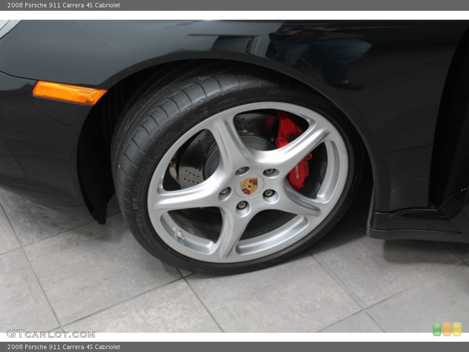 2008 Porsche 911 Carrera 4S Cabriolet Wheel and Tire Photo #71046359