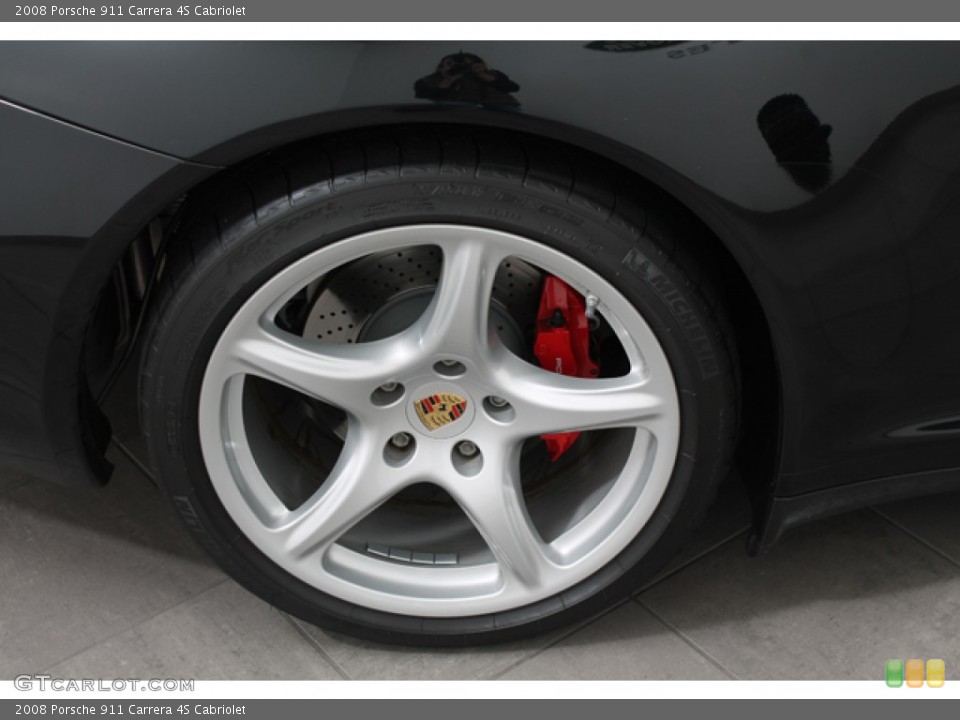 2008 Porsche 911 Carrera 4S Cabriolet Wheel and Tire Photo #71046383