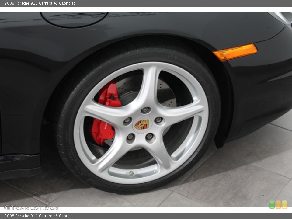 2008 Porsche 911 Carrera 4S Cabriolet Wheel and Tire Photo #71046399