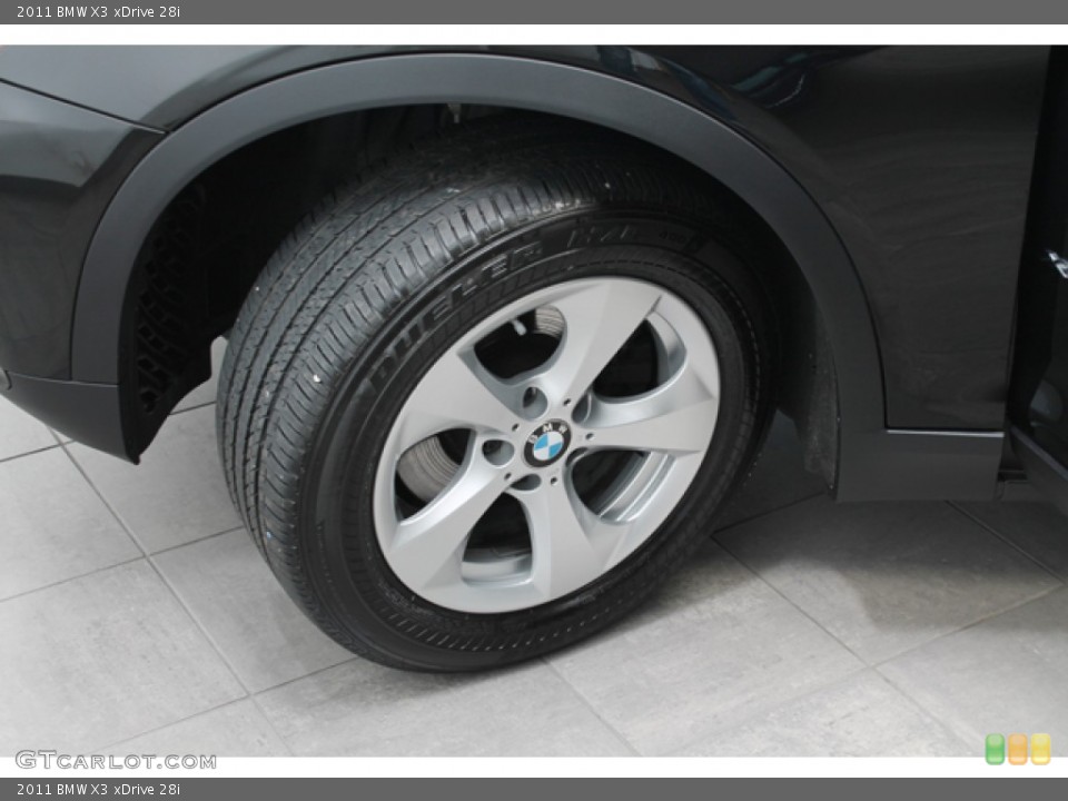 2011 BMW X3 xDrive 28i Wheel and Tire Photo #71047568
