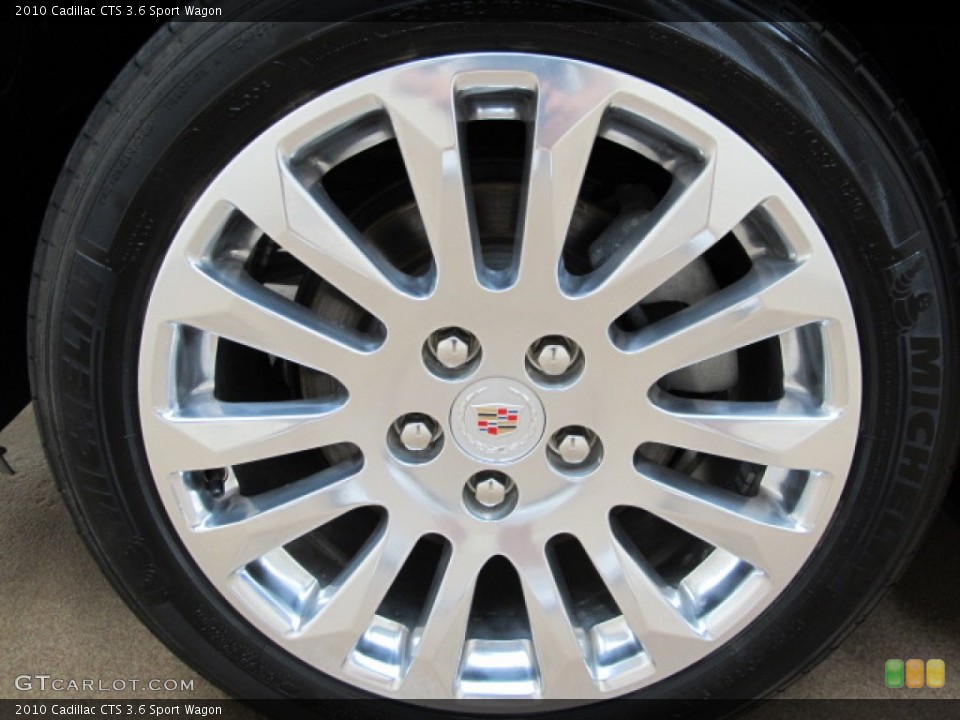 2010 Cadillac CTS 3.6 Sport Wagon Wheel and Tire Photo #71048681