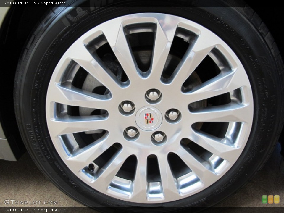 2010 Cadillac CTS 3.6 Sport Wagon Wheel and Tire Photo #71048690