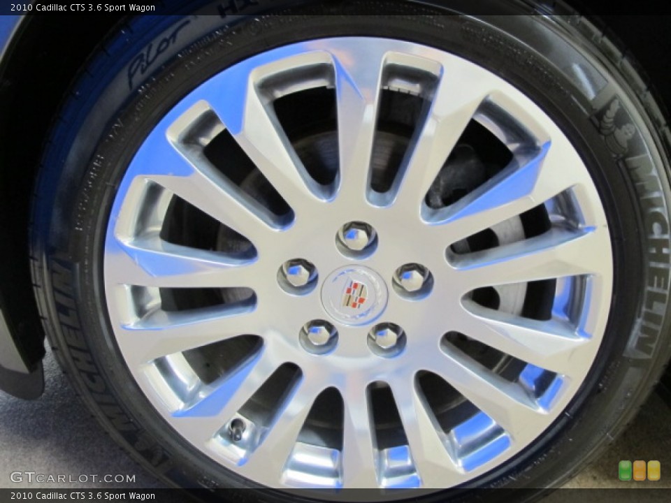 2010 Cadillac CTS 3.6 Sport Wagon Wheel and Tire Photo #71048702