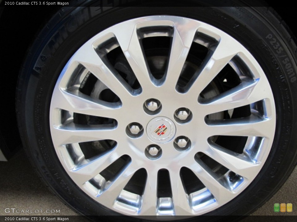 2010 Cadillac CTS 3.6 Sport Wagon Wheel and Tire Photo #71048711