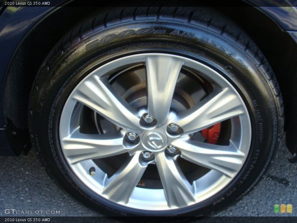 2010 Lexus GS 350 AWD Wheel and Tire Photo #71048991