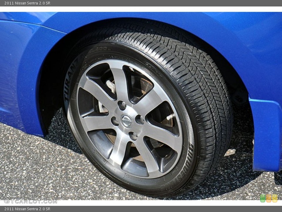 2011 Nissan Sentra 2.0 SR Wheel and Tire Photo #71063890