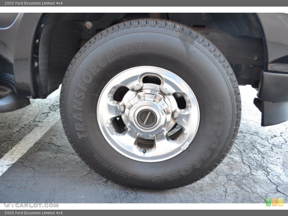 2003 Ford Excursion Limited 4x4 Wheel and Tire Photo #71068993