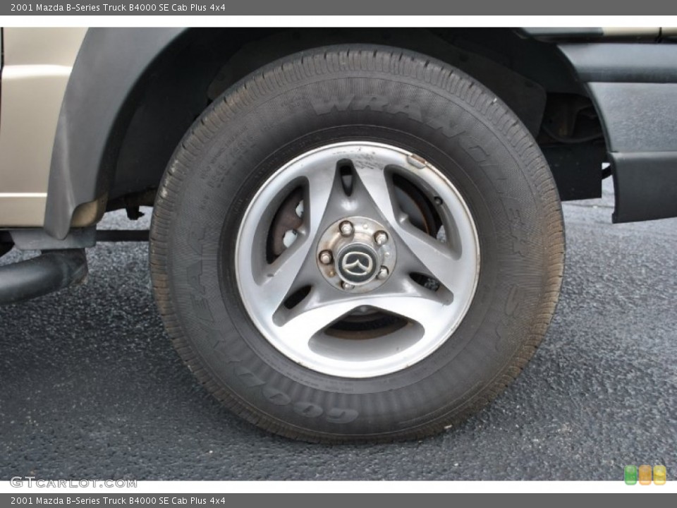 2001 Mazda B-Series Truck B4000 SE Cab Plus 4x4 Wheel and Tire Photo #71075776
