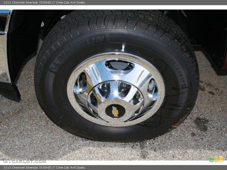 2013 Chevrolet Silverado 3500HD LT Crew Cab 4x4 Dually Wheel and Tire Photo #71078488