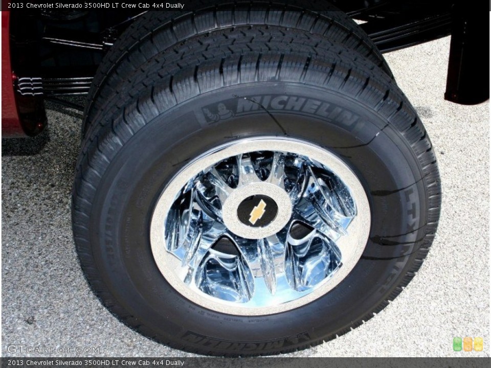 2013 Chevrolet Silverado 3500HD LT Crew Cab 4x4 Dually Wheel and Tire Photo #71078605