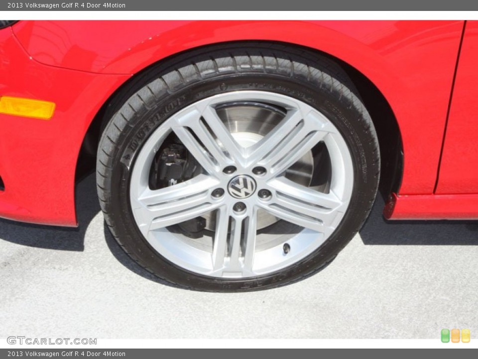 2013 Volkswagen Golf R 4 Door 4Motion Wheel and Tire Photo #71080220