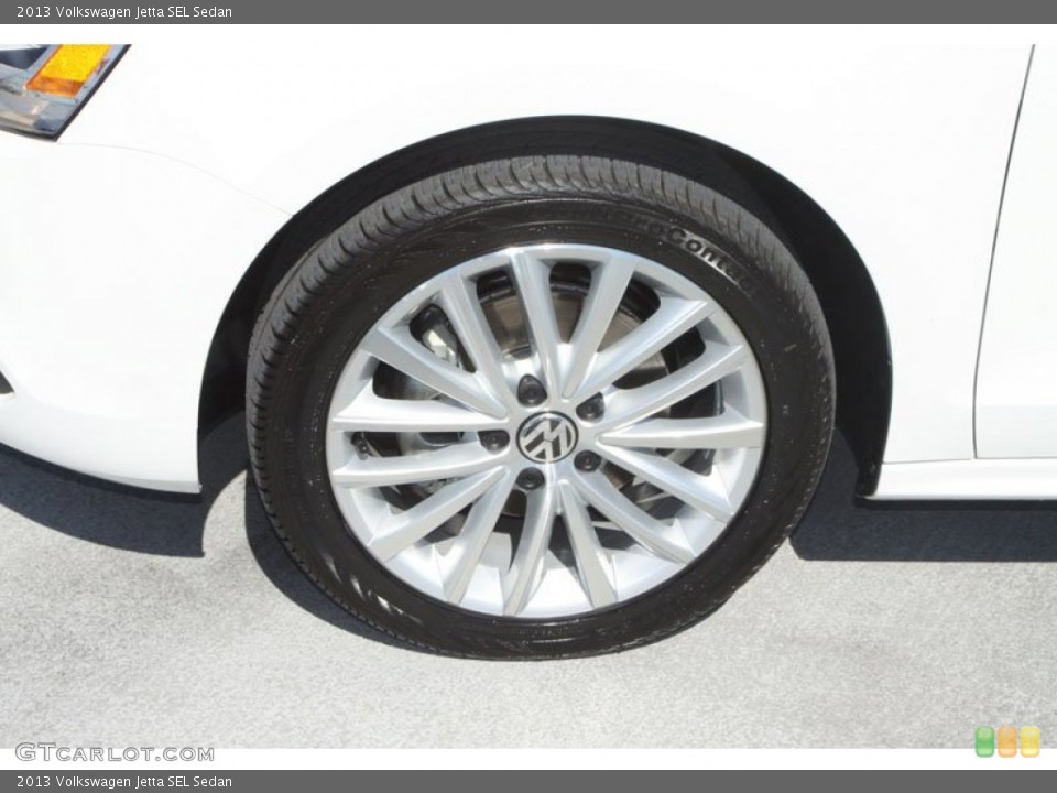 2013 Volkswagen Jetta SEL Sedan Wheel and Tire Photo #71080456