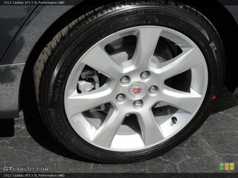 2013 Cadillac ATS 3.6L Performance AWD Wheel and Tire Photo #71082487