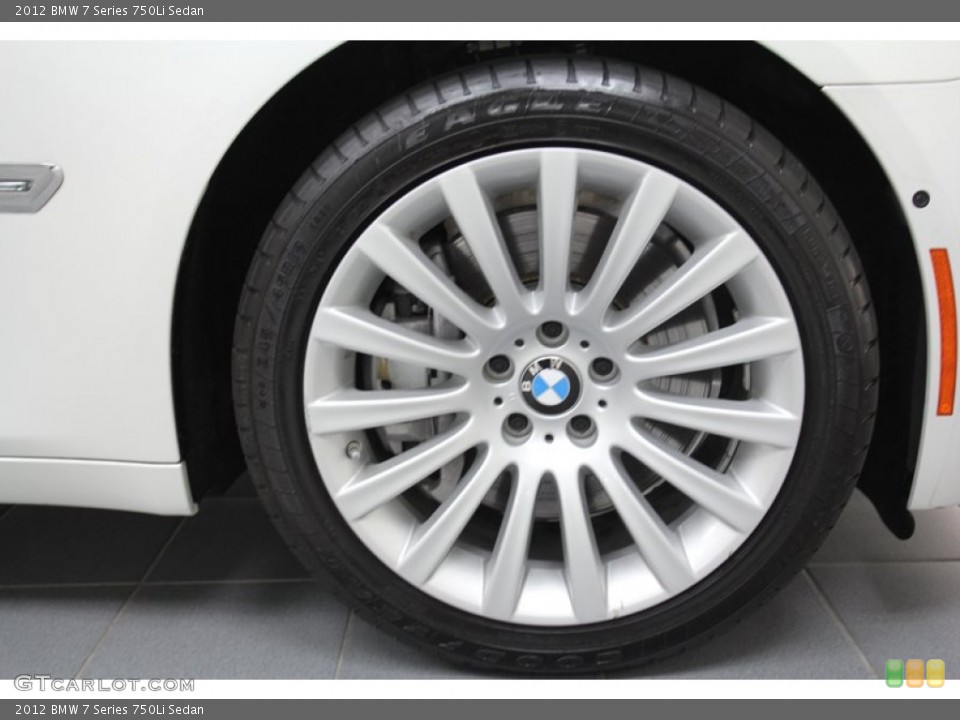 2012 BMW 7 Series 750Li Sedan Wheel and Tire Photo #71083012