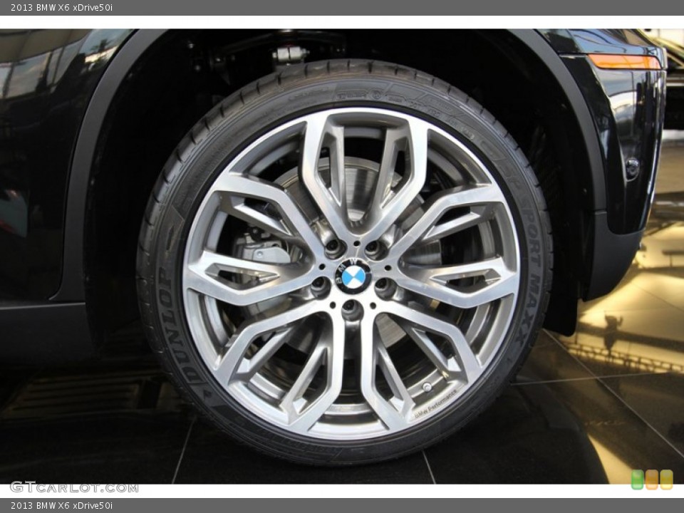 2013 BMW X6 xDrive50i Wheel and Tire Photo #71087512