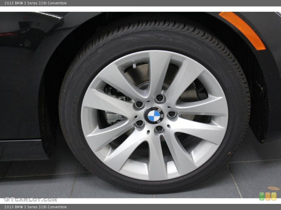 2013 BMW 3 Series 328i Convertible Wheel and Tire Photo #71091616