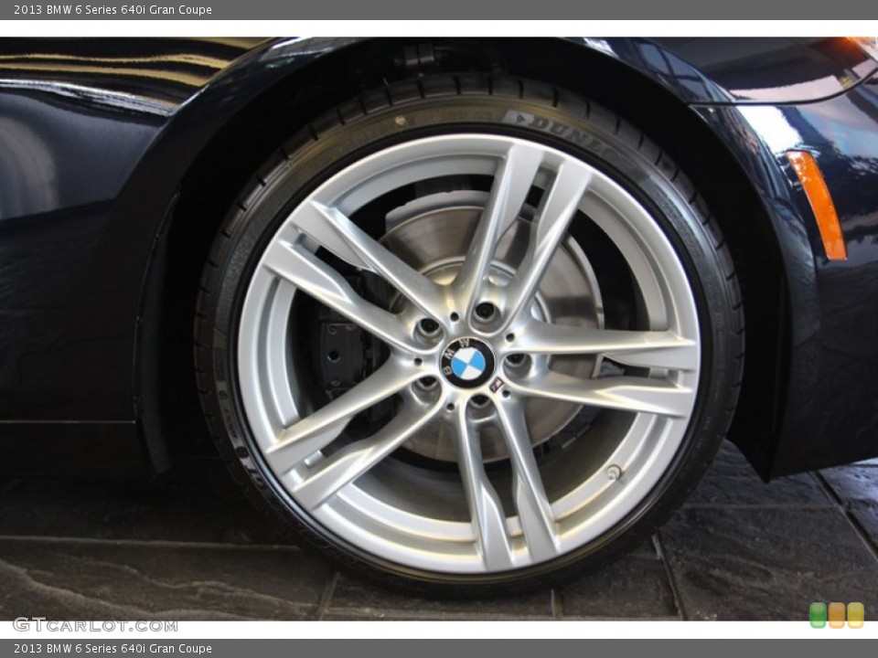 2013 BMW 6 Series 640i Gran Coupe Wheel and Tire Photo #71092372