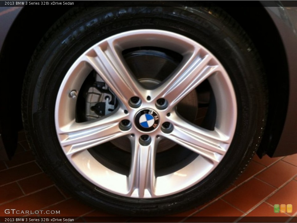 2013 BMW 3 Series 328i xDrive Sedan Wheel and Tire Photo #71096620