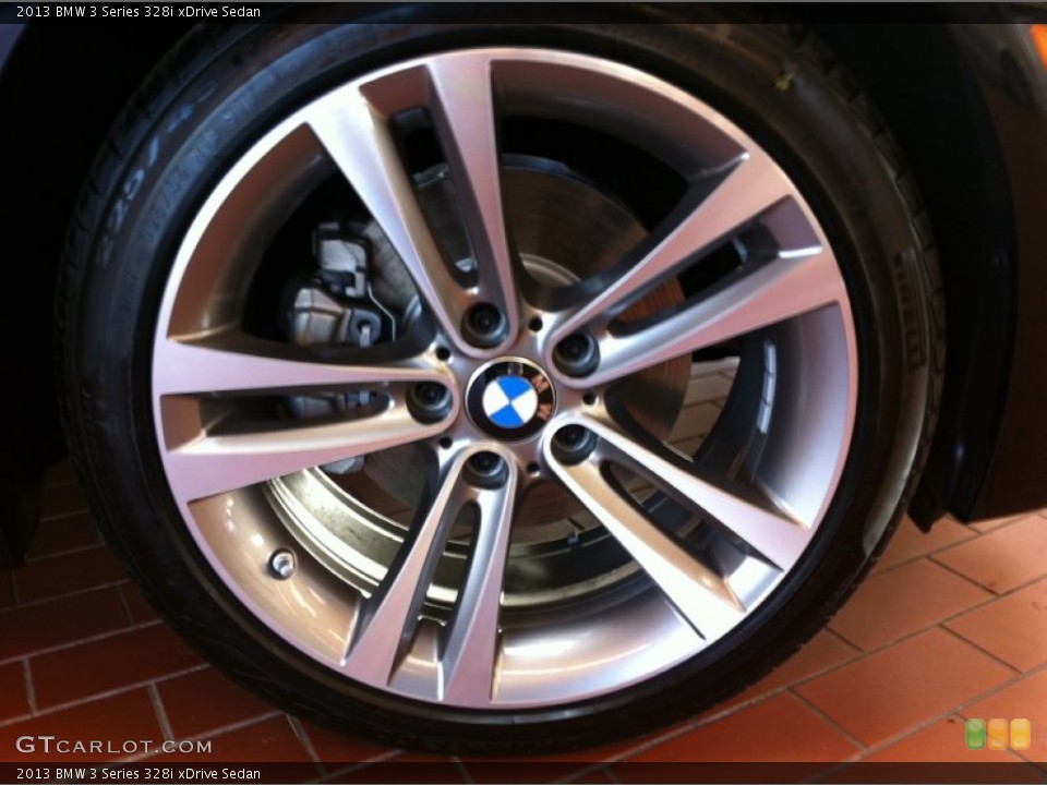 2013 BMW 3 Series 328i xDrive Sedan Wheel and Tire Photo #71096776