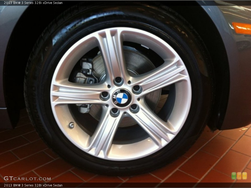 2013 BMW 3 Series 328i xDrive Sedan Wheel and Tire Photo #71097097
