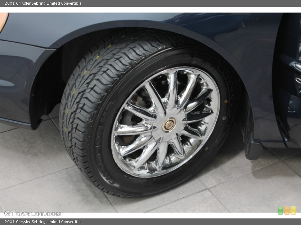 2001 Chrysler Sebring Limited Convertible Wheel and Tire Photo #71098858