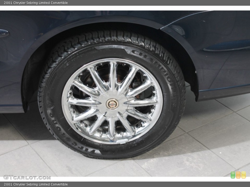 2001 Chrysler Sebring Limited Convertible Wheel and Tire Photo #71098867