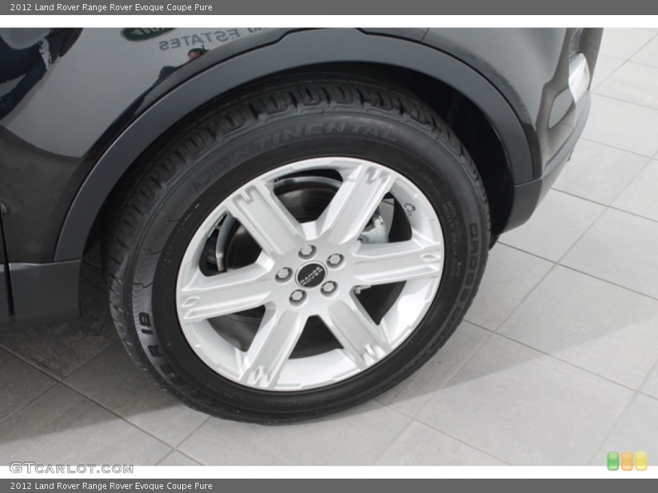 2012 Land Rover Range Rover Evoque Coupe Pure Wheel and Tire Photo #71099812