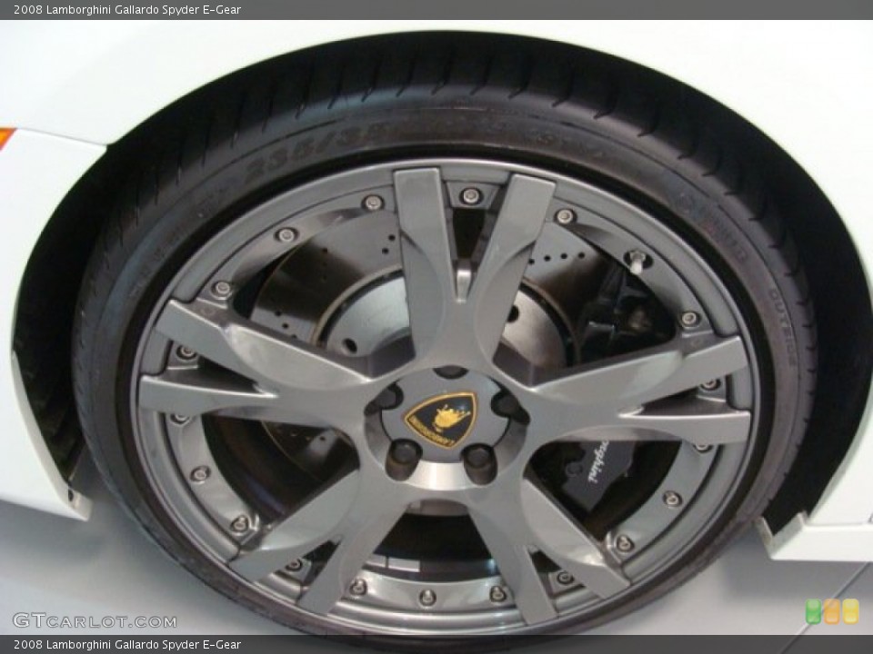 2008 Lamborghini Gallardo Spyder E-Gear Wheel and Tire Photo #71101258