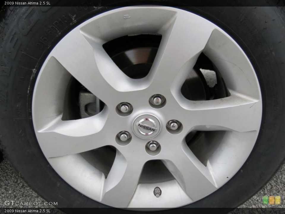 2009 Nissan Altima 2.5 SL Wheel and Tire Photo #71106037