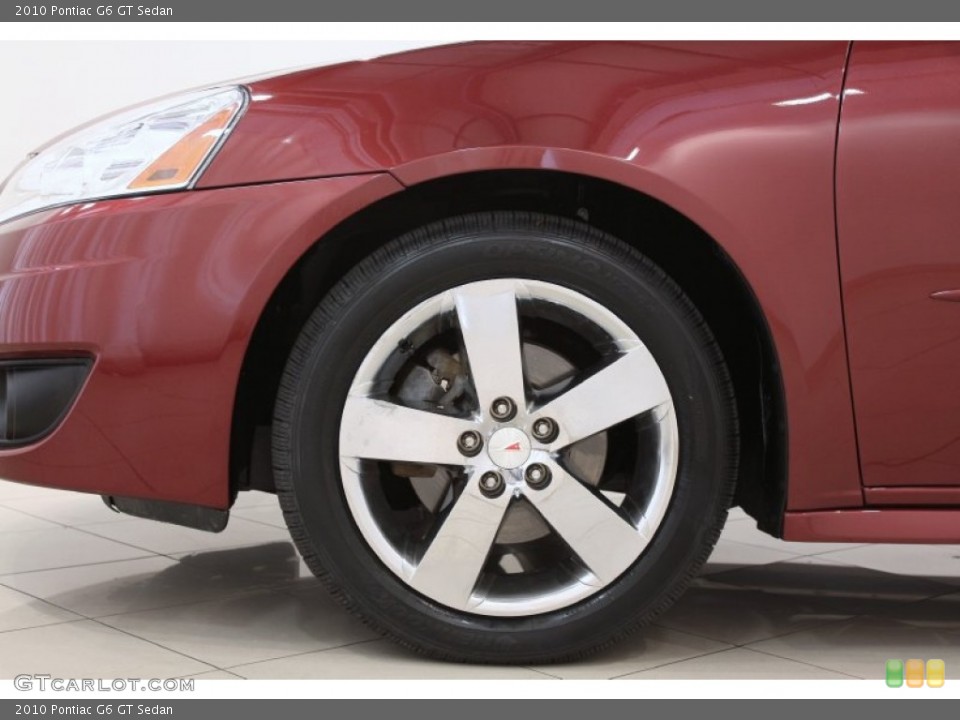 2010 Pontiac G6 GT Sedan Wheel and Tire Photo #71107207