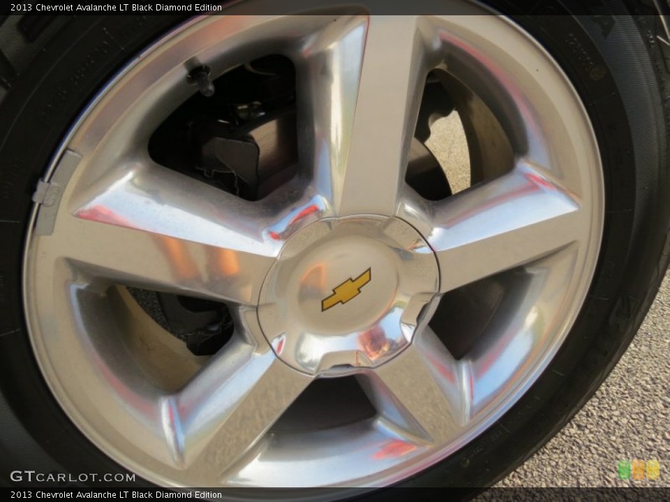2013 Chevrolet Avalanche LT Black Diamond Edition Wheel and Tire Photo #71108693
