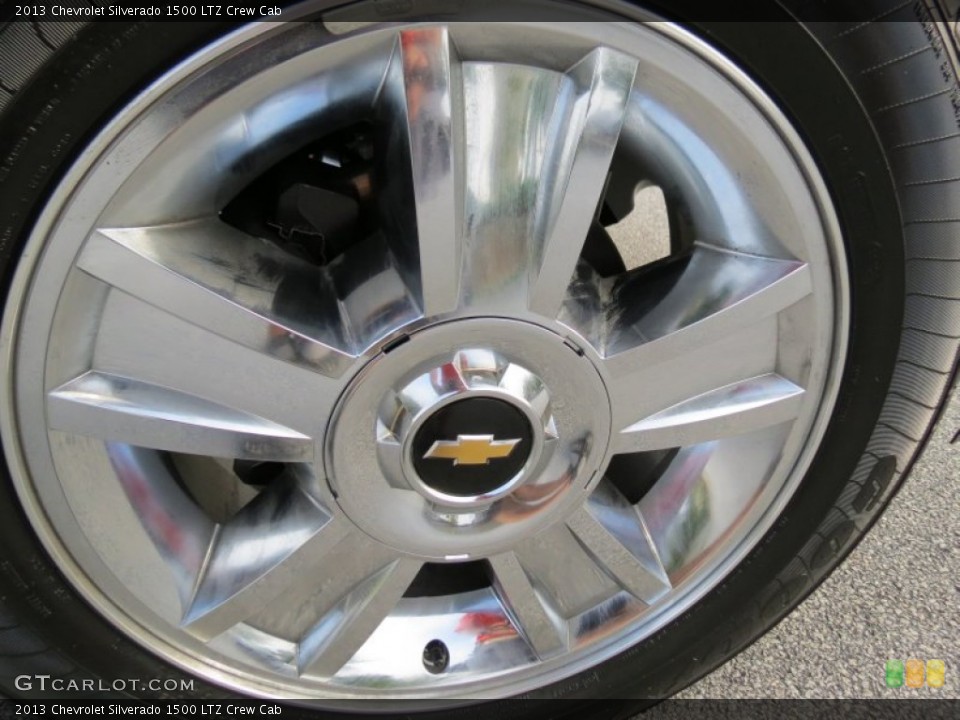 2013 Chevrolet Silverado 1500 LTZ Crew Cab Wheel and Tire Photo #71108864