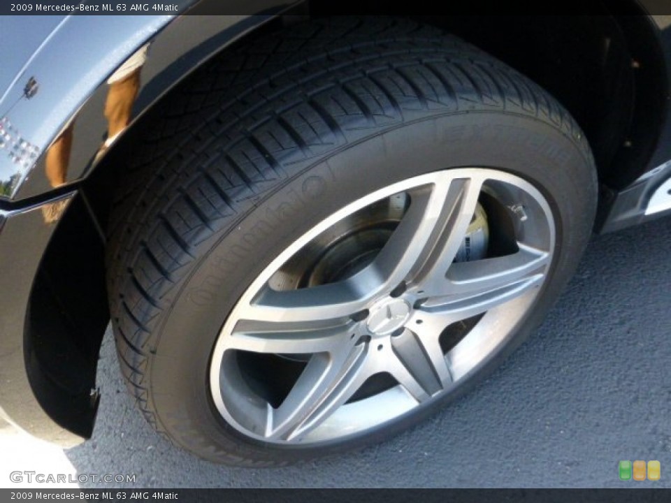 2009 Mercedes-Benz ML 63 AMG 4Matic Wheel and Tire Photo #71109035
